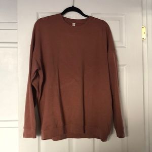 Alo Oversized Waffle Knit Long Sleeve